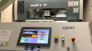 Cumin seed cleaning with an optical sorting machine SmartSort-B-1 CN+CN