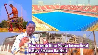 Birsa munda International Hockey Stadium Rourkela//Hockey Stadium Odisha India #soyvlogs