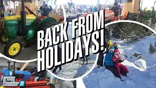 LIVE Modding - 82's BACK FROM HOLIDAYS! | FS22