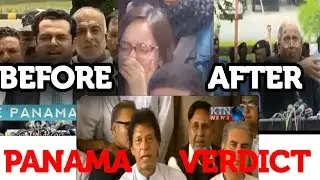 PML-N BEFORE and AFTER Panama disqualifying Verdict 2017