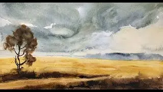 Учебник по акварели — Воздушная перспектива