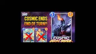Ultimate Tech Card: Cosmic Ghost Rider, End-of-Turn Deck Killer! #marvelsnap  #cosmicghostrider