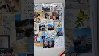 South of France scrapbooking supplies vs the finished pages 🇫🇷 #southoffrance #travel #scrapbook