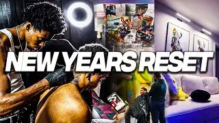 NEW YEAR. NEW MINDSET. NEW ME | vision board, new tattoo, haircut, deep clean, home decor