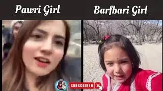 Pawri Girl X Barfbari Girl || Cute little Muskan || Dananeer Api || My Toon World ||