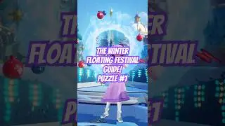 The Winter Floating Festival Guide! Puzzle #1 | Disney Dreamlight Valley#shorts #dreamlightvalley