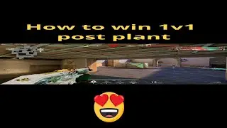 How to win 1v1 post plant😍 | #valorant  #shorts