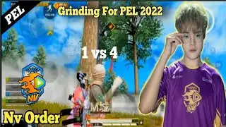 Nv Order 1vs4 in Classic ⚡🔥 &bull; Grinding For PEL 2022 &bull; Pubg Mobile
