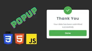 How to Make a Popup using HTML CSS and JavaScript | Create a Animated  Modal box in any website