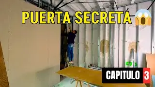 Cap. 3 Construyo una PUERTA OCULTA de PLADUR #reforma #obra #drywall