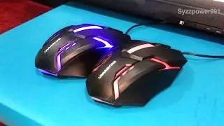 Mytools USB Mouse 3 Buttons Optical Gaming (  7 Colors LED Light)  - 2019
