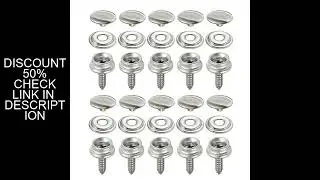 30Pcs Snap Fastener Stainless Canvas Screw Kit Tent Boat Marine Car Canopy Accessories Be Used In Ma