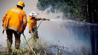 Out of control bushfire comes dangerously close to Qld homes