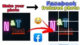 How to make grid for facebook featured photo.|how to make facebook featured photo.