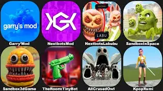 NEXTBOTS IN PLAYGROUND MOD LABUBU,SANDBOX IN SPACE,CURSED OWL 99 NIGHTS IN THE FOREST in Garry'd Mod