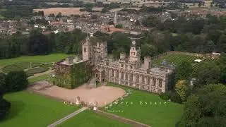 Aerial view of the Carlton Towers Estate Weddings