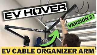 Организатор шнура для электромобиля Tesla | EV Hover, версия 3 | Крепление для держателя шнура для зарядки электромобиля