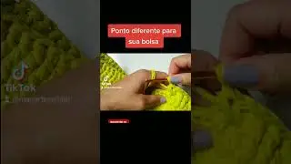 Ponto de croch&ecirc; passo a passo #aprendendocroche #crocheiniciantes  #bolsadecroche #bagcrochet