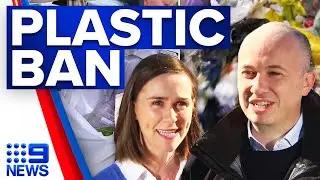 Multimillion-dollar plan to ban plastics in NSW | 9 News Australia