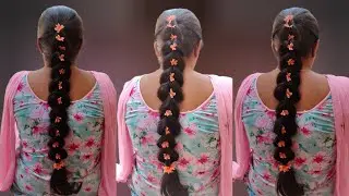 Simple Dutch braid hairstyle❤️||make your thin hair into beautiful thick hair with this hairstyle