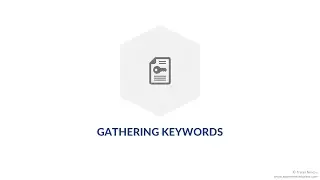 Keyword Reasearch: Gathering Keywords  - ecommerce SEO: 10-hour course