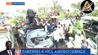 TENSION!! MIILIONS OF KENYANS STORM JKAI TO RECIEVE RAILA ONDINGA!
