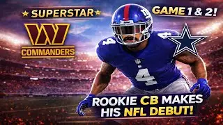 My First NFL Games as a Rookie CB | Madden 26 Superstar Mode