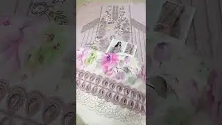 Baroque Luxury Lawn Embroidered 3 Piece Unstitched Collection EL-D08