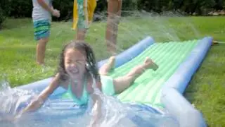 HearthSong Inflatable Water Slide for Kids SKU# 729161 - HearthSong