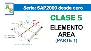 SORTEO + Curso: SAP2000 desde cero | Clase 5 - Parte 1: Elemento area.