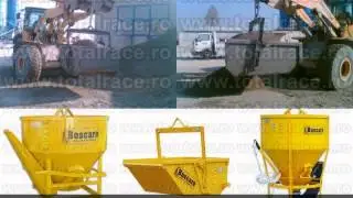 Bene beton , cupe macarale, bene macara , cupa beton Total Race