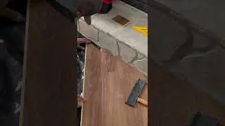 Water resistant laminate around fireplace 📈