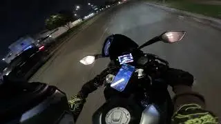 Night Ride on my Motorcycle