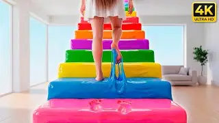 Which Crazy STAIRCASE Would You Choose?! 😳🌈 | Satisfying & Relaxing AI ASMR 🎧💭