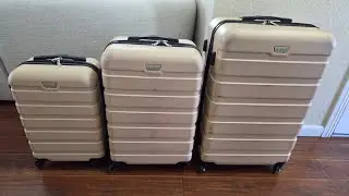 Coolife Luggage 3 Piece Set Suitcase Spinner Hardshell Lightweight TSA Lock |QUICK OVERVIEW|