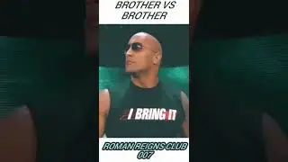 ROMAN REIGNS REACTION TO THE ROCK RETURNS BROTHER ATTITUDE #trending #shorts