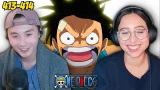 Luffy Uses Conquerer's Haki!? | One Piece EP 413-414 REACTION