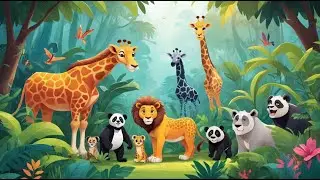 25 Wild Animal Names for Kids 🦁🐒 | Fun Learning with Amaris Creation!