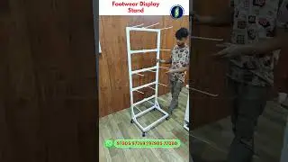 Footwear Display Stand & Single-Way Hanger | Retail Shop Display Setup #shorts #trending #business