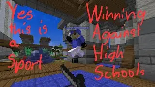 Winning my Highschool Esports Bedwars
