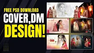 Cover PSD Free PSD 12x36 Front & Back Wedding Album DM