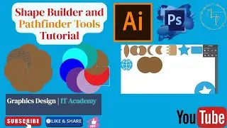 Shape Builder and Pathfinder Tool Tutorial |Part-1| #pathfinder #shapebuilder #illustrator #video