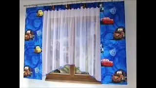 cars komplet paneli z firanką