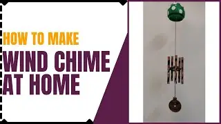 How to make wind chime at home | Handmade Room Decoration Idea