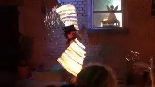 Feuer Show im 1900