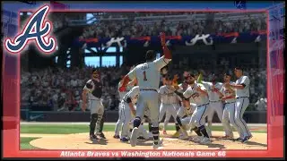 MLB THE SHOW 23 - Atlanta Braves vs Washington Nationals Game 66 (Hall Of Fame)