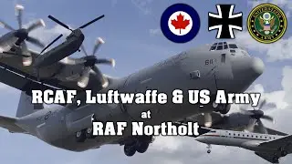 🇨🇦🇩🇪🇺🇸RCAF, Luftwaffe & US Army at RAF Northolt 8-9 Sep 2025🛬