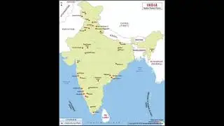 Hydro power plants in India map #upsc #indiamap #bpsc