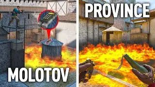 Как бросать гранаты на карте PROVINCE | Standoff 2: лайфхаки для смок, флэш и молотова