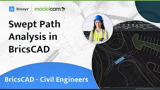 Swept Path Analysis in BricsCAD | Civil Engineering Tools by Modelcam Technologies